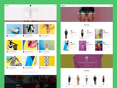 Zazara Web Theme Template │designerbundle.com apple design design bundle design template ios ios app design mobile design ui ui kit user interface ux web template web theme