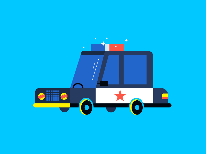 Police beep boosh get out da way hands up police siren woosh