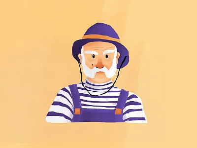 Sailor Portrait7 brush digital illustration men painting pencil photoshop sailor sea texture wacom