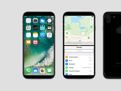 iPhone 8 Concept 8 amoled apple bezel border display ios11 iphone screen