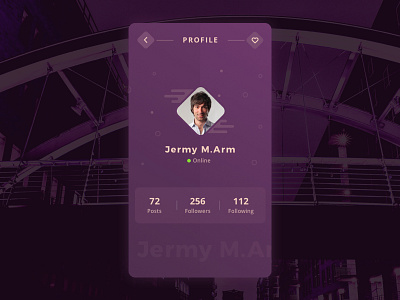 Timepass with design app mobile profile request social