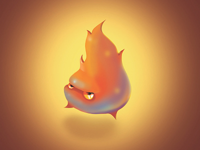 Mad fire fire illustration mad