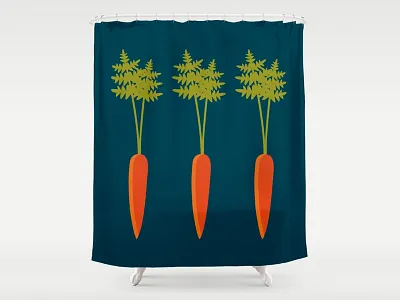 Vegetable Medley [shower curtain] color colorful colors digital food graphic graphic design illustration kitchen print product vector