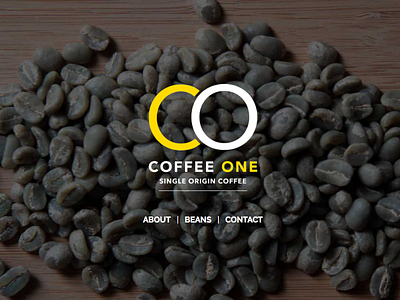 Coffee One coffee identity logo