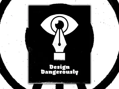 16/52 - Imminent Danger black dangerdom dangerously design dominic flask eye fakir illustration imminent pen texture white