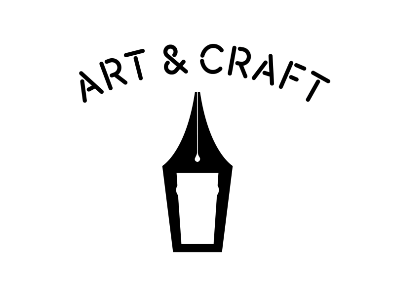 Art & Craft animation beer craft icon logo typography