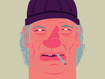 Boom Baby! character clean design exhibition flat illustration illustrator portrait poster tramp vector