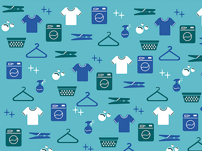 Soap & Water Illustrations II branding icon icons illustration laundry pattern