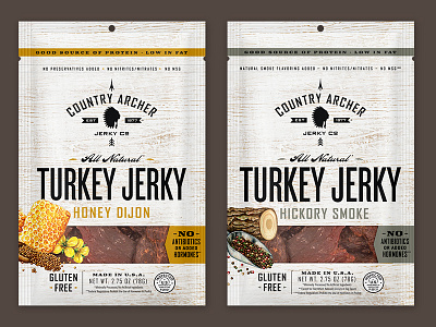 Country Archer jerky pouch turkey