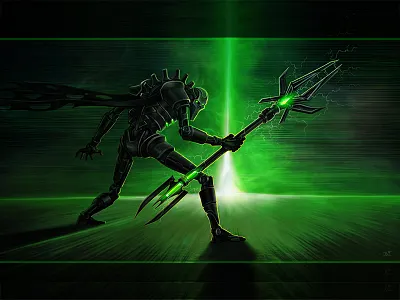 Necron Lord necron lord space marin war hummer