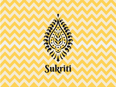 Sukriti - Branding art blockprint branding design indian jewelry kalamkari logo motif pattern