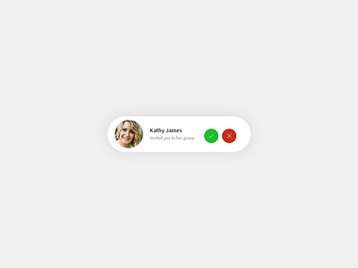 Daily UI | #078 | Pending Invitation daily ui invitation message notification ui ux web