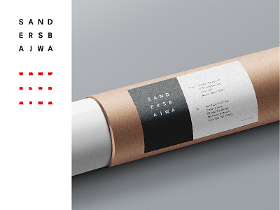 Sanders Bajwa branding identity print design