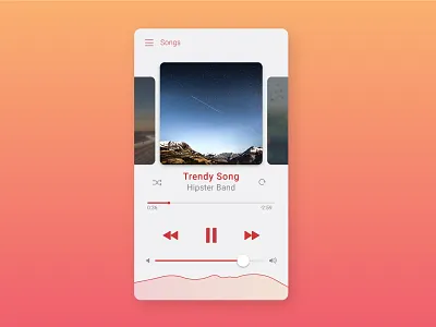 Music Player daily ui itunes music music player ui