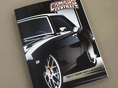 Catalog Design & Production adobe automotive catalog graphic design illustration illustrator indesign muscle car photoshop print