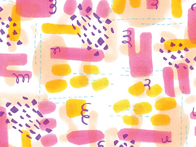 Meditation marker meditative pattern pink purple spring