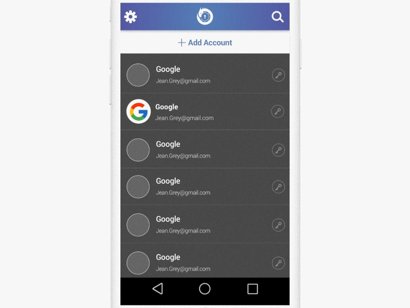 Passloch Open Transition animated transitions animation list items passloch radial gradient transition ui