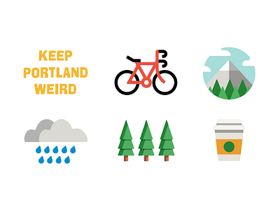 PNW Icons icons illustration pnw vector