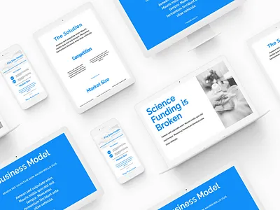 Healthcare Pitch Deck branding bright clean flat minimal pitch deck presentation slideshow typography