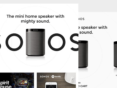 Sonos Redesign clarity clean designwithlove lovefordesign simplicity sonos ui userexperience ux website