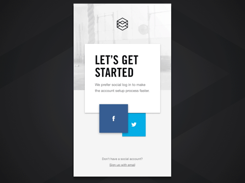 Primalkip Onboarding Flow animation crossfit fitness mobile onboarding ui ux
