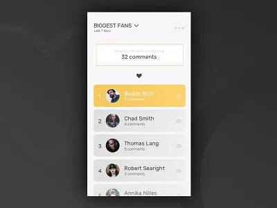 Daily UI #019 019 dailyui leaderboard ui