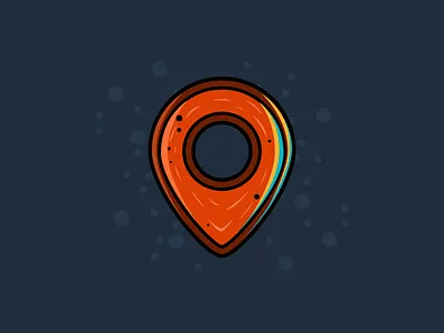 Pin it! android app icon icons ios location marker orange pin spot