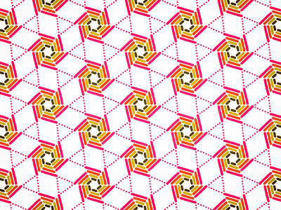 100 Days Of Prints And Patterns [1] abstract color colorful colors digital geometric geometry graphic graphic design hand drawn pattern print