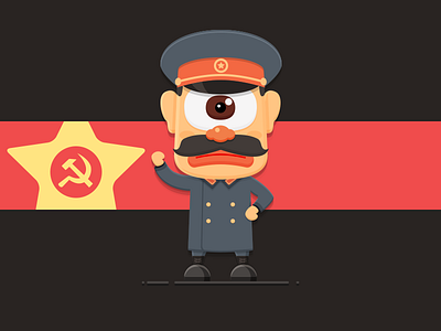 20 century Devil series illustration : Stalin 20 cccp century devil illustration painting people stalin war