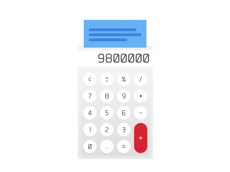 Expensive 💵 aftereffects animation calculation calculator cost expensive gif money motion