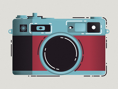 Little Yashica design flat design graphic illustration vector