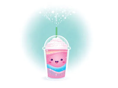 Unicorn Frappe cute frappe frappucino kawaii sugar unicorn