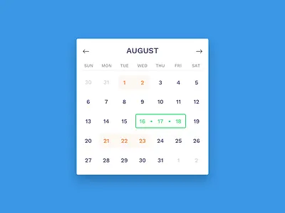Calendar Idea calendar idea simple ui