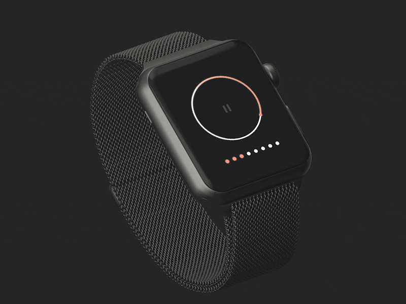 Pomodoro 'minimalist' watch app pomodoro ui ux watch