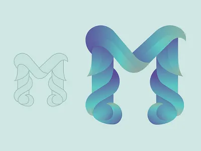 M design handmadefont icon logo logotype typeface typography