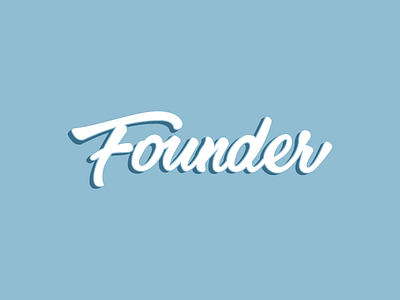 Founder - The Boat atlantic blue boat cobia decal name