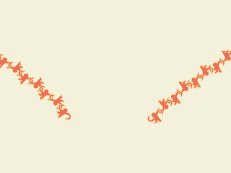022 - Barrels of Fun 2d after effects animation daily art everydays loop monkeys motion graphics