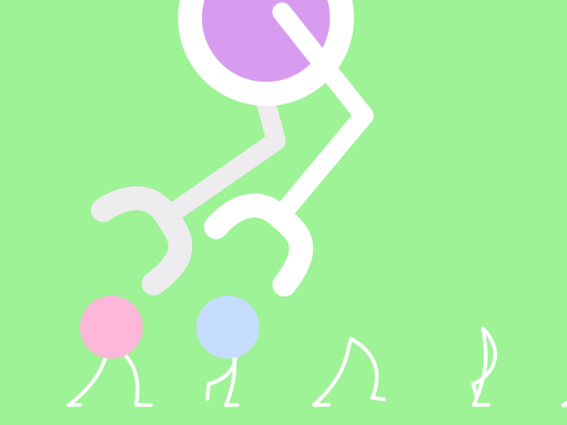 012 - Lets Switch Bodies !!! 2d after effects animation daily debut design gif motion graphics simple