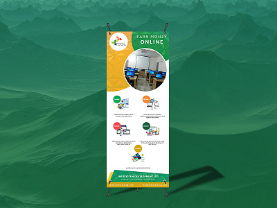 X-Banner Design banner clean creative design graphics media print social uxui x banner