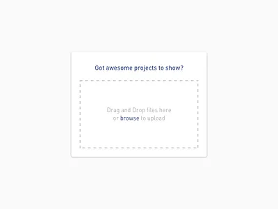UI#19 Upload Area challenge drag and drop elements image material modular upload area upload box web design