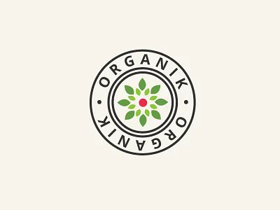 Organik Logo Design bio branding icon leaf logo mark nature organic