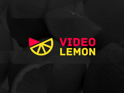 Video Lemon branding design logo