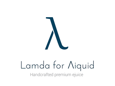 Lamda Logo brand cigarette ecigarette electronic liquid logo logotype smoke smoking vapor