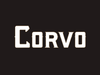 Corvo Logo logo logotype type typography