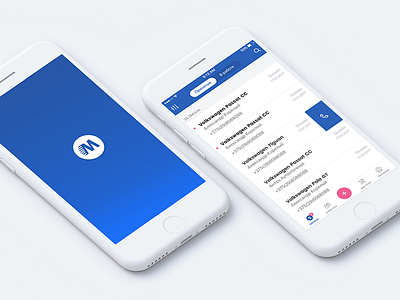 List of orders app atlant m auto blue list mobile orders service ui ux