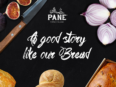 Pane - Forno Italiano typography webdesign website