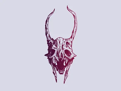 Demon Dance demon handdrawn handmade illustration ink pen sketch
