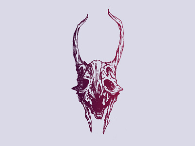 Demon Dance demon handdrawn handmade illustration ink pen sketch