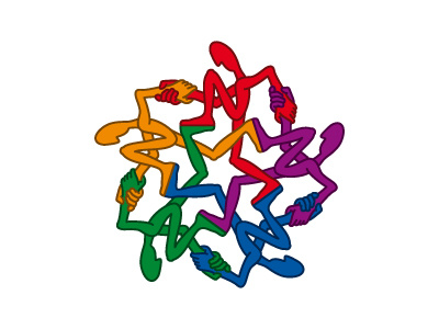 Synergy Logo brand collaboration cooperation human identity logo logomark mark partnership team teamwork unity