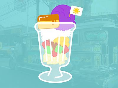 Halo halo flan halohalo philippines pinoy ube